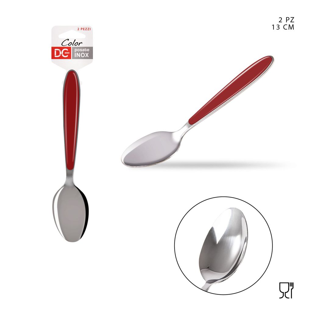 DC CASA  L/ROSSO CUCCH.CAFFE M/PLAST13X2 5CM 2PZ