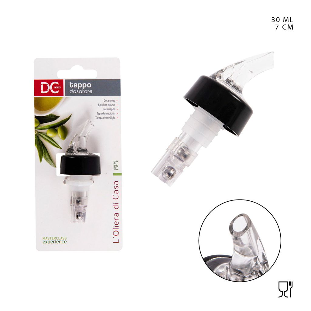 DC CASA TAPPO DOSATORE UNIVERSALE 30ML 9CM TRASP