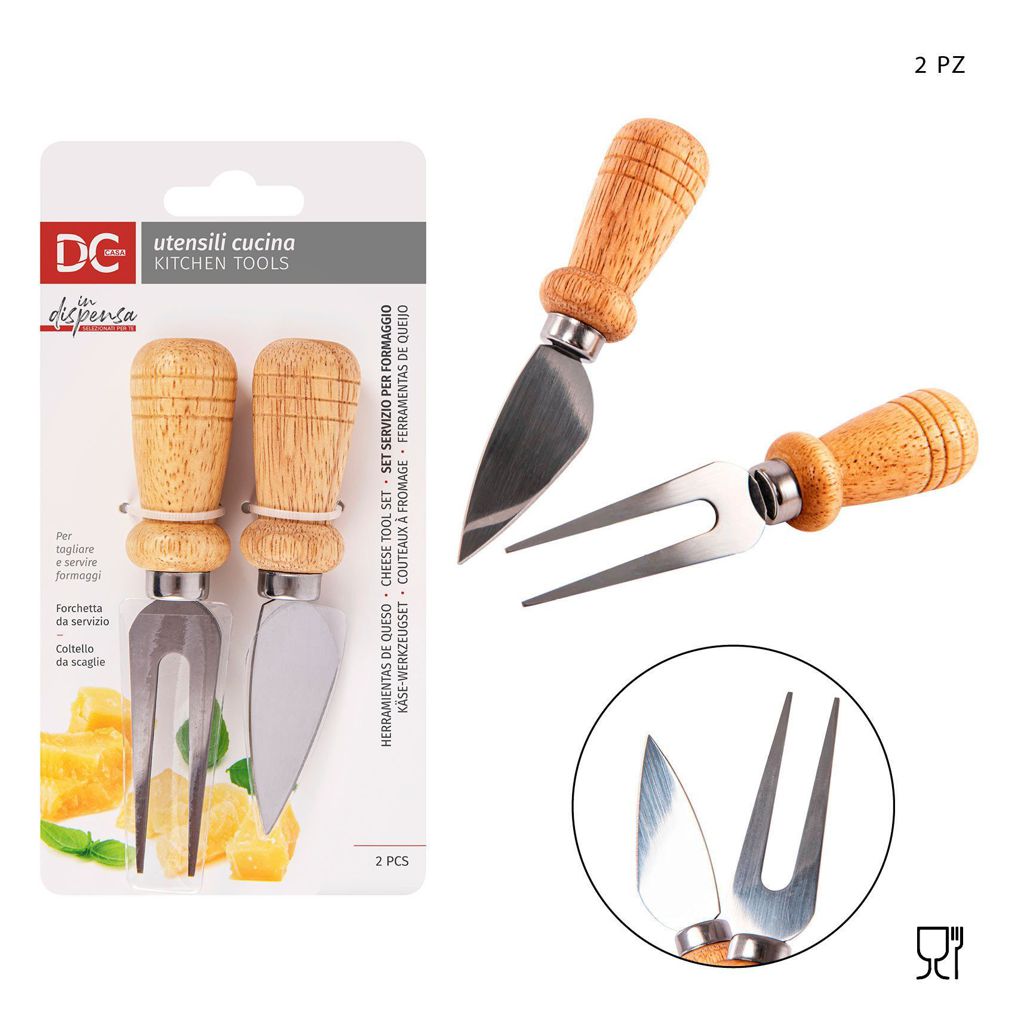 DC CASA  FORMAGGIO COLTELLO+FORCCHETTA 2PZ