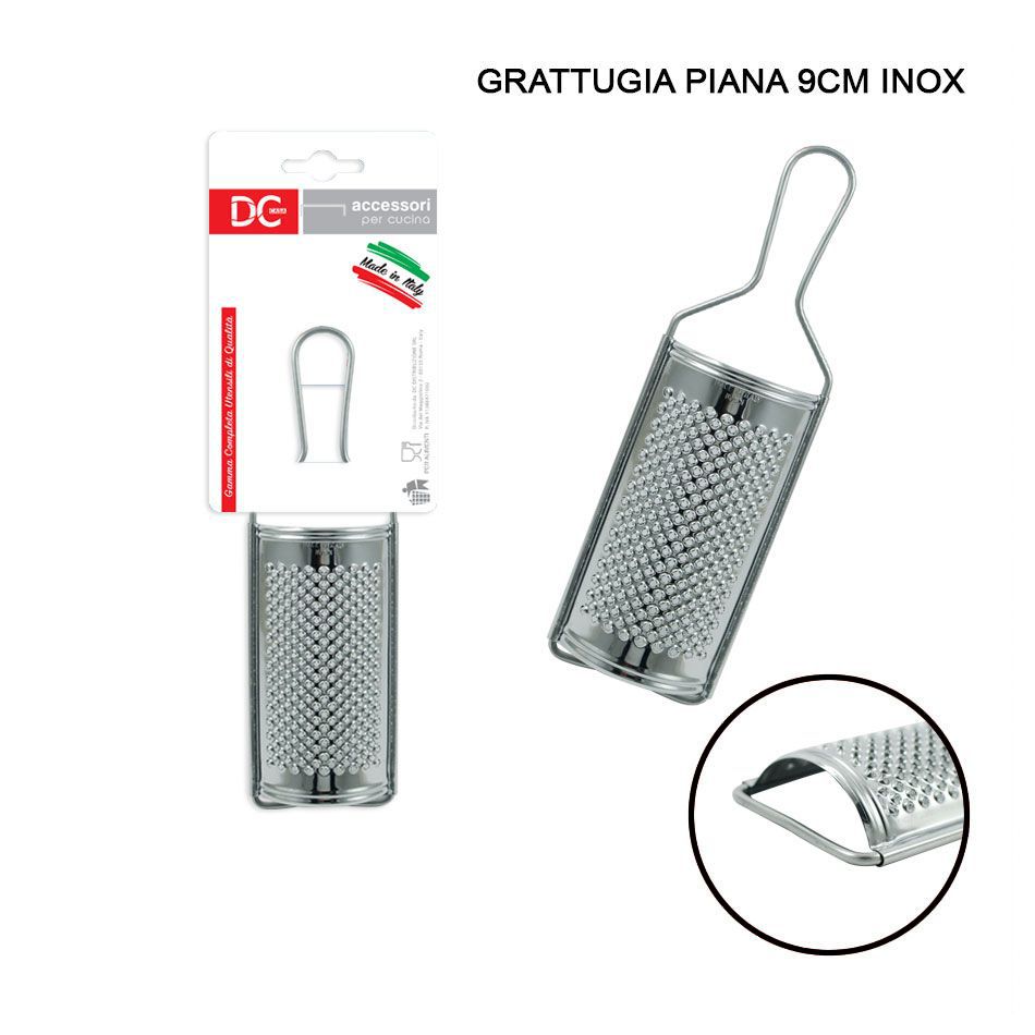 DC CASA  GRATTUGIA PIANA INOX 9CM