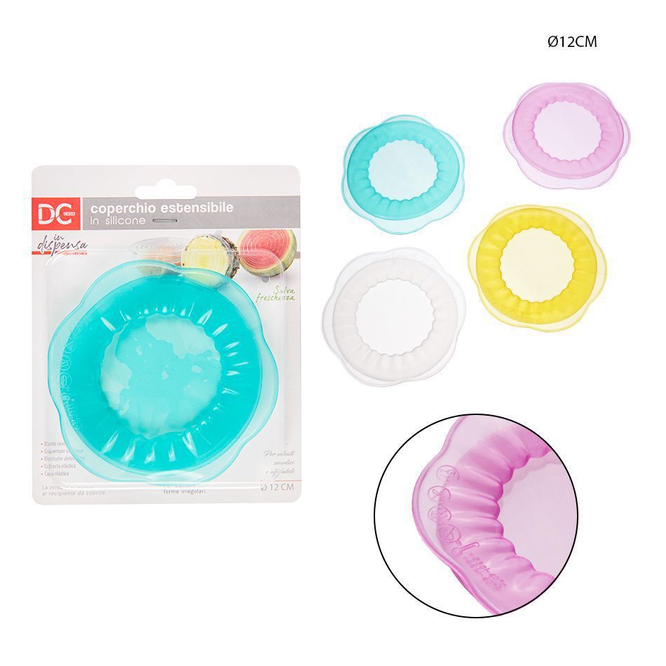 DC CASA COPERCHIO SILICONE ESTENDIBILE 12CM