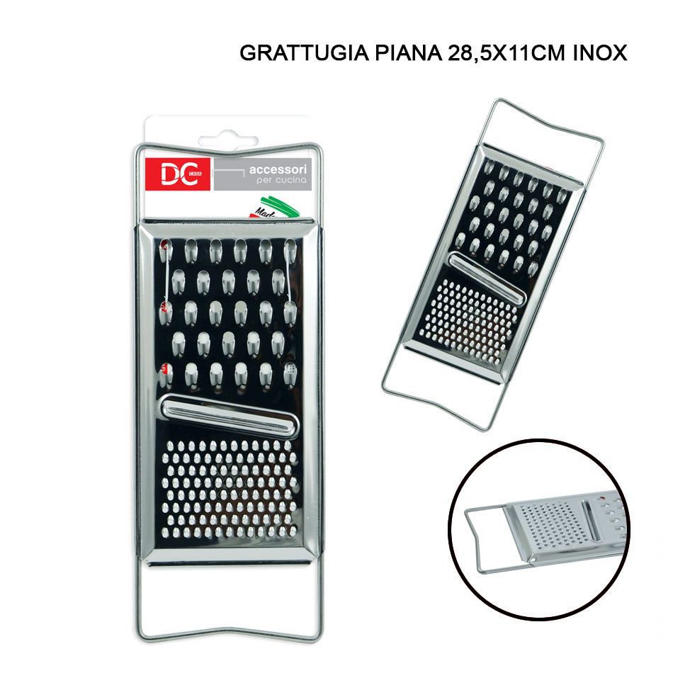 DC CASA  GRATTUGIA PIANA INOX 28,5X11 CM