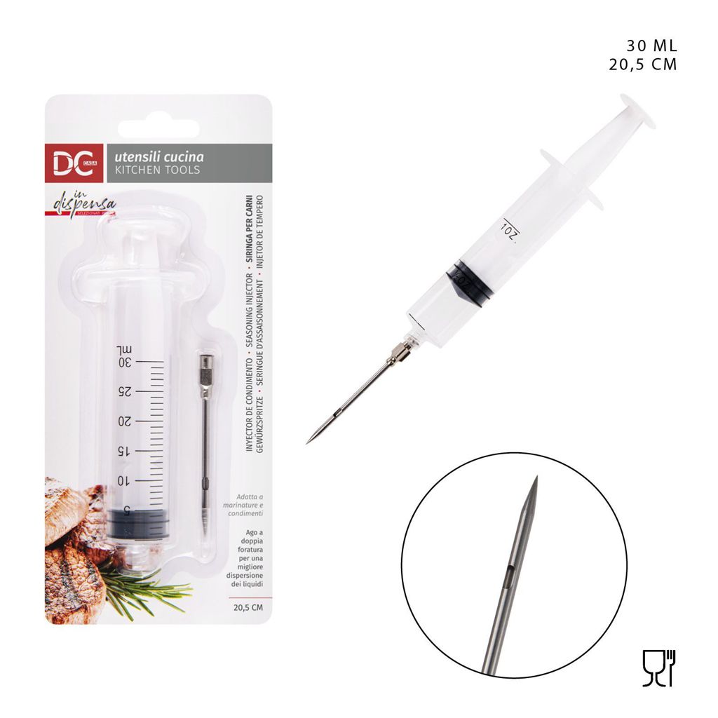 DC CASA  SIRINGA ALIMENTI 30ML 20.6X4.3CM