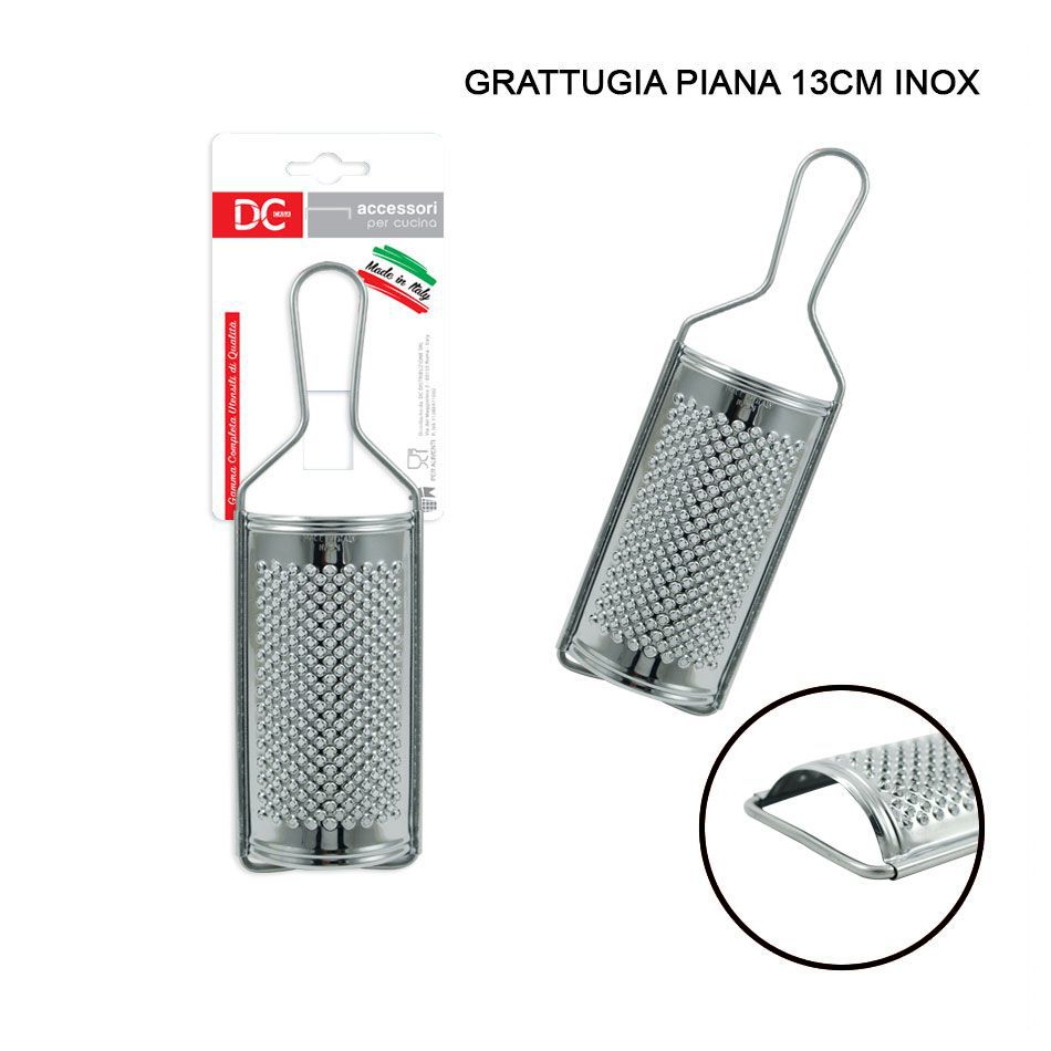 DC CASA  GRATTUGIA PIANA INOX 13CM