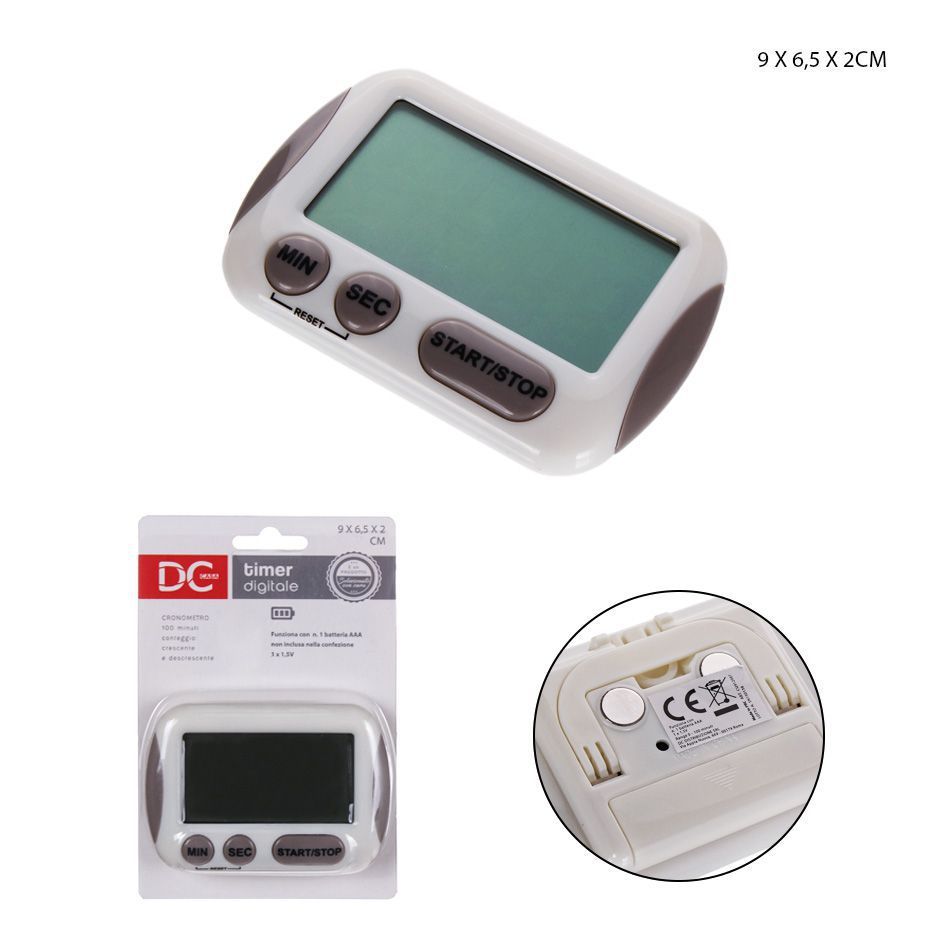 DC CASA TIMER ELETTRICO 100MINUTI 9X6.4X1.9CM