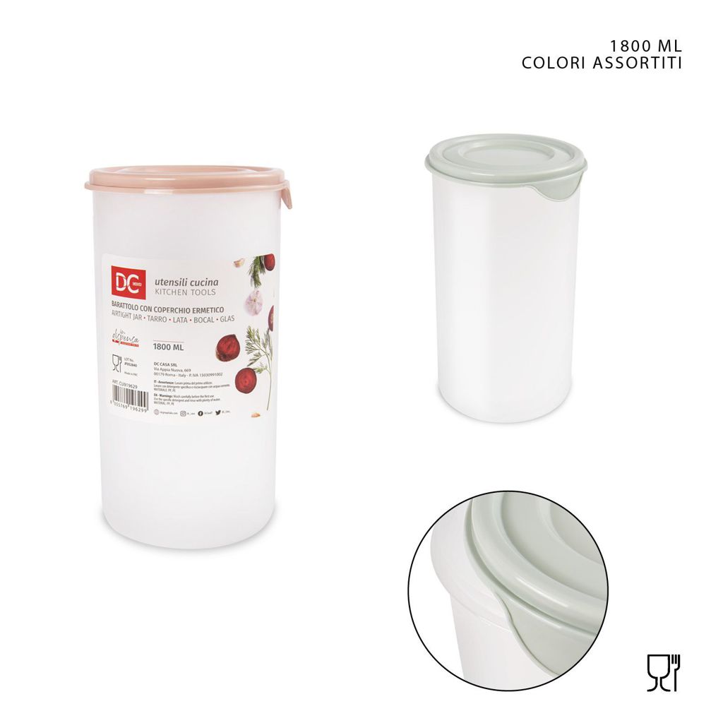 DC CASABARATTOLO C/COP. ERMETICO PLASTICA 1800ML