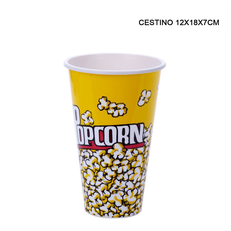 DC CASA CESTINO POP CORN 12X18X7CM