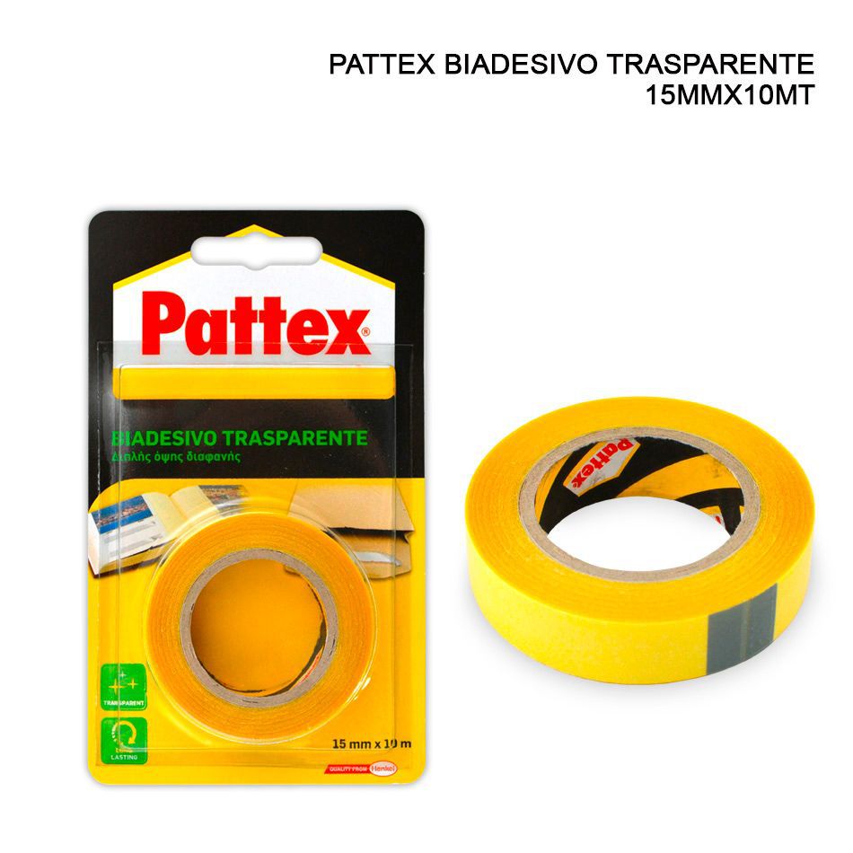 PATTEX BIADESIVO 1.5CMX10M TRASPARENTE