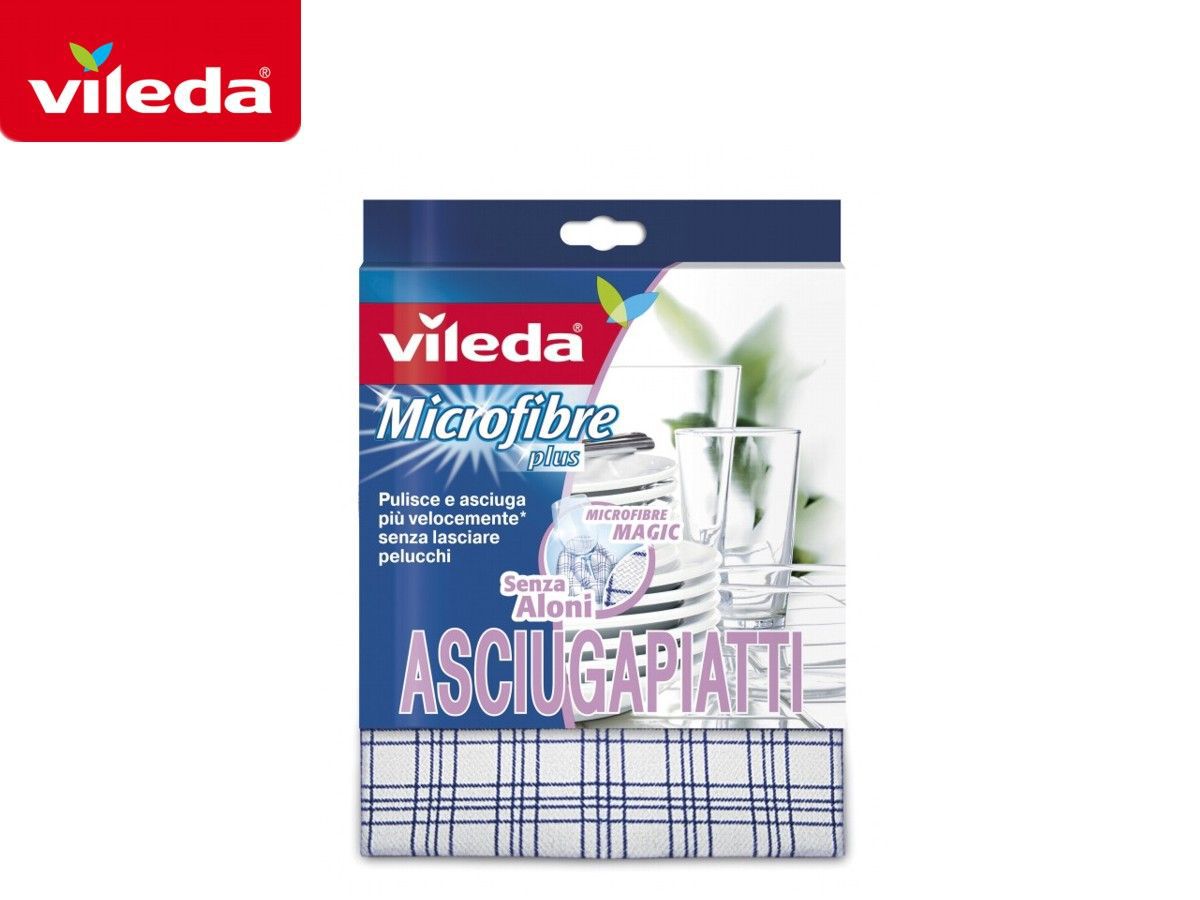 VILEDA ASCIUGAPIATTI PLUS MICROFIBRA 55x40